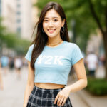 2025年夏の韓国ファッション最旬コーデ｜Y2K×クロップドTで差をつけよう