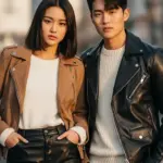 K-popファッションで映える！テクスチャード素材（スエード×レザー×ニット）で作る秋冬ストリートコーデ