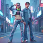 K-popファッション×レトロリバイバル：Jennie着用Y2K＆70sスタイル完全ガイド
