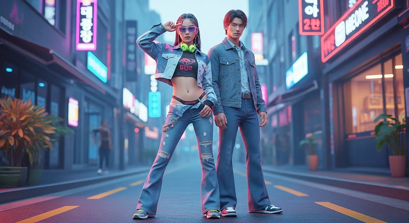 K-popファッション×レトロリバイバル：Jennie着用Y2K＆70sスタイル完全ガイド